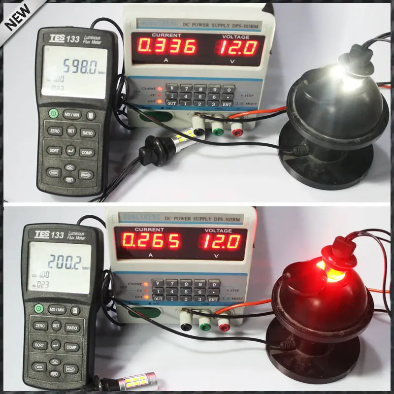 Светодиодные Сменные лампы 21 SMD белые/красные двухцветсветодиодный 7440 7444 T20 2