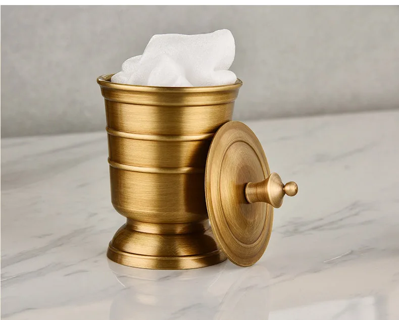 Античная латунь мыльница дозатор для жидкого мыла Зубная щётка держатель чашка для полоскания горла бак для хранения 5 шт. Аксессуаров для ванной комнаты Набор
