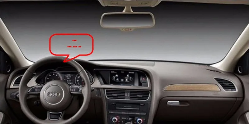 Автомобиль информации проектор Экран для Audi A5/S5/Q5/RS5-безопасного вождения refkecting лобовое стекло HUD Head до Дисплей