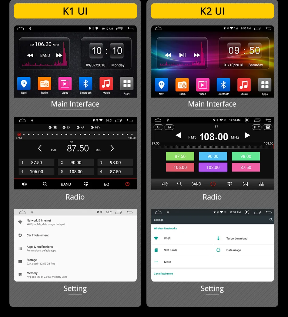 Perfect Ownice 2 Din K1 K2 Android 9.0 Octa Core Car DVD Player For Volkswagen Passat POLO GOLF Skoda Seat 4G LTE Nerwork 32GB ROM 26