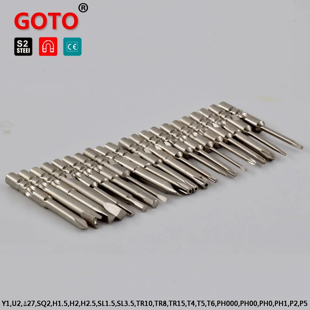 

GOTO Torx Hex Star Spanner Tri Wing Electric Screwdriver Set Extension Magnetic Security Tamper Proof bits Repair phone watch