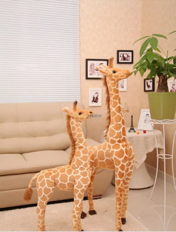 Fancytrader 55'' 140cm Lovely Plush Giant Soft Stuffed Simulated Giraffe, Nice Decoration,Free Shipping FT50180 (3)