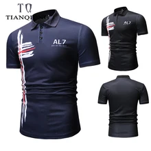 Новинка, брендовая модная летняя рубашка поло с коротким рукавом, Мужская дышащая цветная рубашка поло, Homme, Повседневная приталенная рубашка, Camisa Polo Masculina