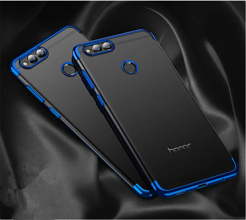 Plating Full Protection silicon Cover Case y6 prime 2018 case7