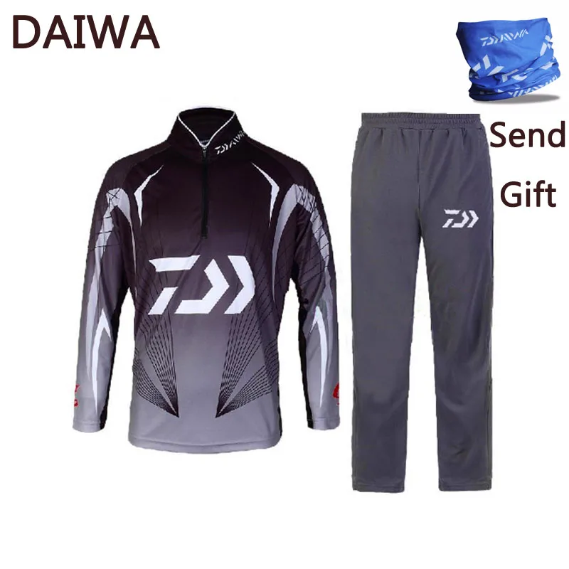 

Newest dawa Brand Daiwa Fishing Clothing For Men Summer Style Breathable Sun UV Protection Outdoor Sportswear Suit Fishing Shirt
