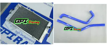 

GPI aluminum racing Radiator +BLUE HOSE for Yamaha Raptor YFM 700R YFM700R 2006-2012 2007 2008 2009 2010 2011 06 07 08 09 10 11