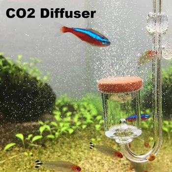 

High Quality Fish Tank Transparent Bubble Counter Atomizer For Aquarium Water Plants Co2 Cylinder Diffuser Resolver