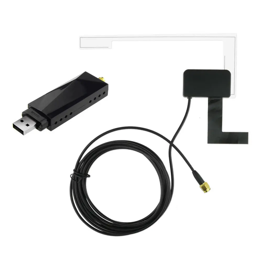 Lenvio цифровой радиоприемник DAB+ USB Радио Антенна+ коробка для Android автомобильный DVD DAB антенна USB ключ для цифрового аудиовещание