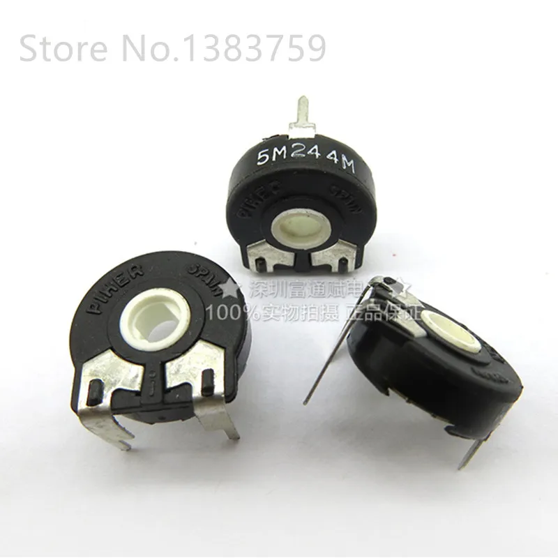 

2pcs Adjustable PT15NV15-505A PT15 5M horizontal adjustable potentiometer