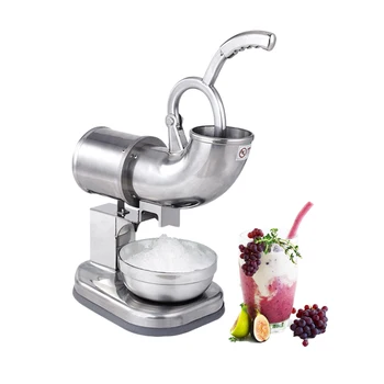 ITOP Ice Crusher Ice Shaver Machine Smoothie Maker Electric Snow Cone Maker Stainless Steel Shaved Ice Crusher 180kgs/h