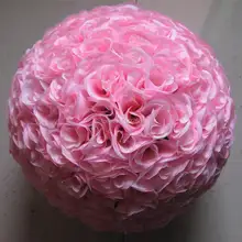 SPR 50 см свадебный цветок из искусственного шелка шар пластиковый внутренний-розовый-Свадебный Цветочный шар украшения
