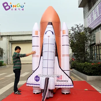 

EXQUISITE CRAFT 3MH inflatable rocket toy / decorative spaceship balloon blow up customized advertising in playground
