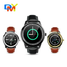 Hot ! DM365 Smart watch Support Camera Bluetooth 4.0 Full Circle IPS screen for iPhone Andriod Smartphone Hands free wristwatch