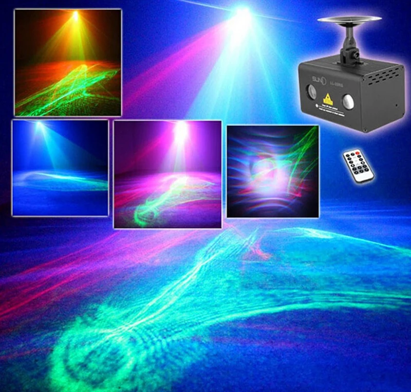 

NEW Remote Controller RG Aurora Laser Light Professional Stage Lighting Equipment Sky RGB LED Stage Party Disco DJ Home Light