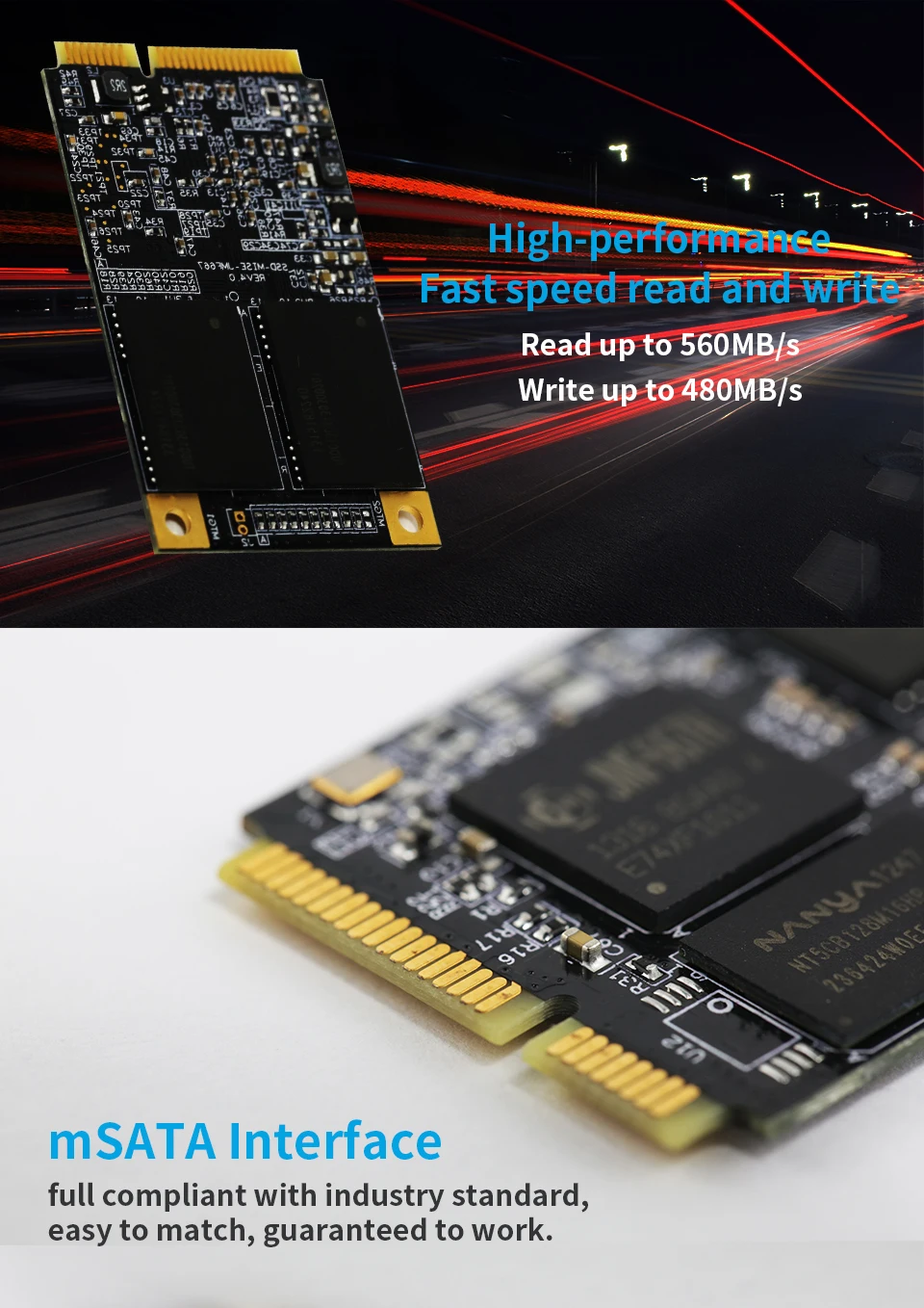 mSATA Hard Drive SSD For Laptop