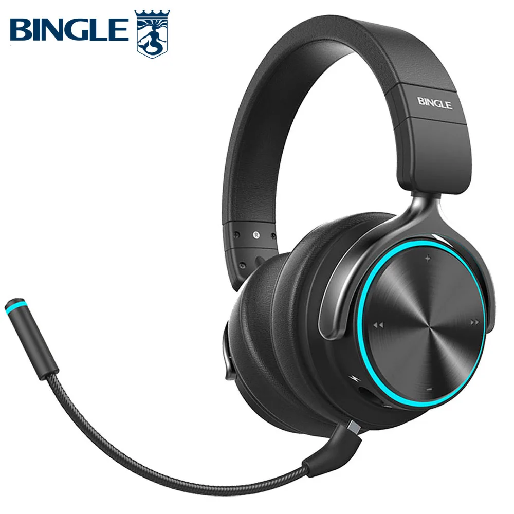 Smart BT Noise Canceling Mic Stereo Bluetooth Wireless Headphone Headsets For GamingPS4XboxTVPCStudioAudioGamerCellphone