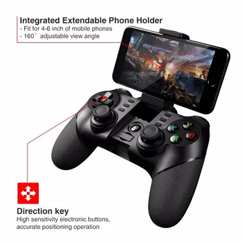 

iPega PG-9077 PG 9077 Wireless Gamepad Bluetooth Game Controller with TURBO Joystick for Android/ iOS Tablet PC Cellphone TV Box