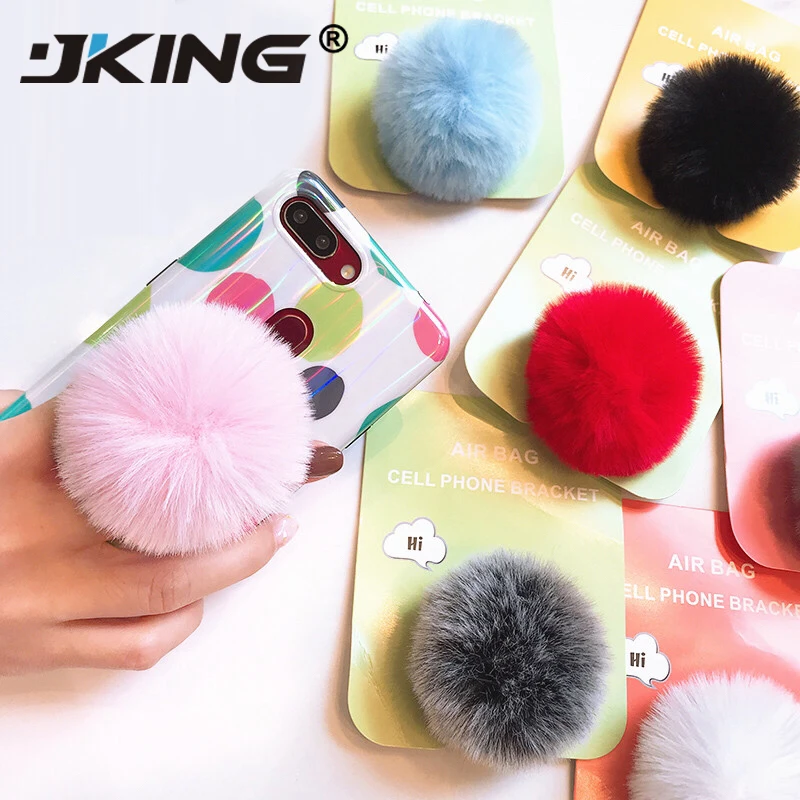

JKING Univeral Lazy Mobile Phone Holder Accessory cute Plush Colorful Adjustable Cellphone Tablet Desktop Holder Stand