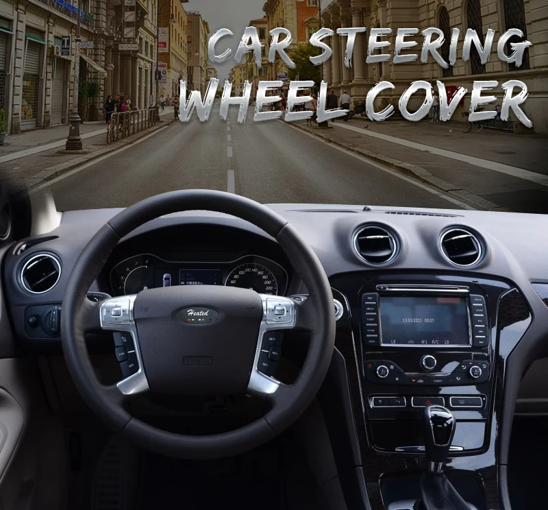 steering wheel cover for Ford Mondeo Mk4 2007-2012 year S-Max 2008