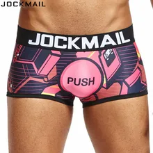 JOCKMAIL Brand Mens Underwear Boxer shorts sexy mens trunks panties calzoncillos hombre boxer marca cuecas boxer Gay Underwear