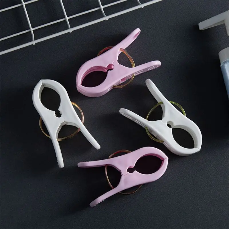 

2Pcs Large Powerful Windproof Clothes Hanging Peg Quilt Sheet Clothespin Sunbed Towel Clip Hanger Clamps