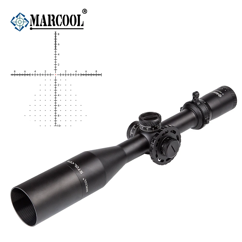 Коллиматорный оптический прицел Marcool Optics 3 18X50 FFP HD с красной подсветкой 1/10 MIL 6