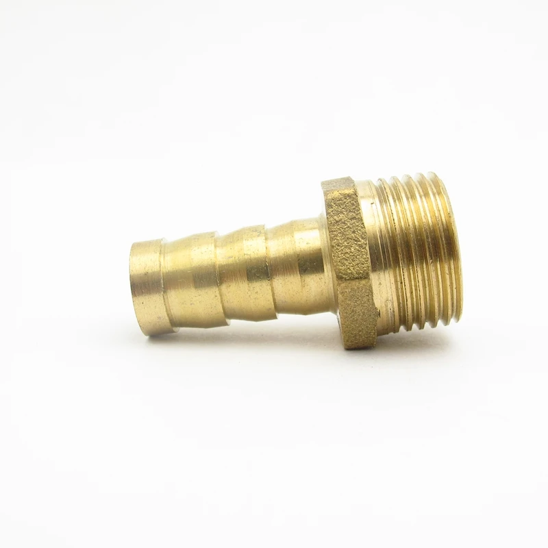12 мм шлангов x 3/8 &quotBSP Мужская резьба латунная колючая труба фитинг ниппель муфта