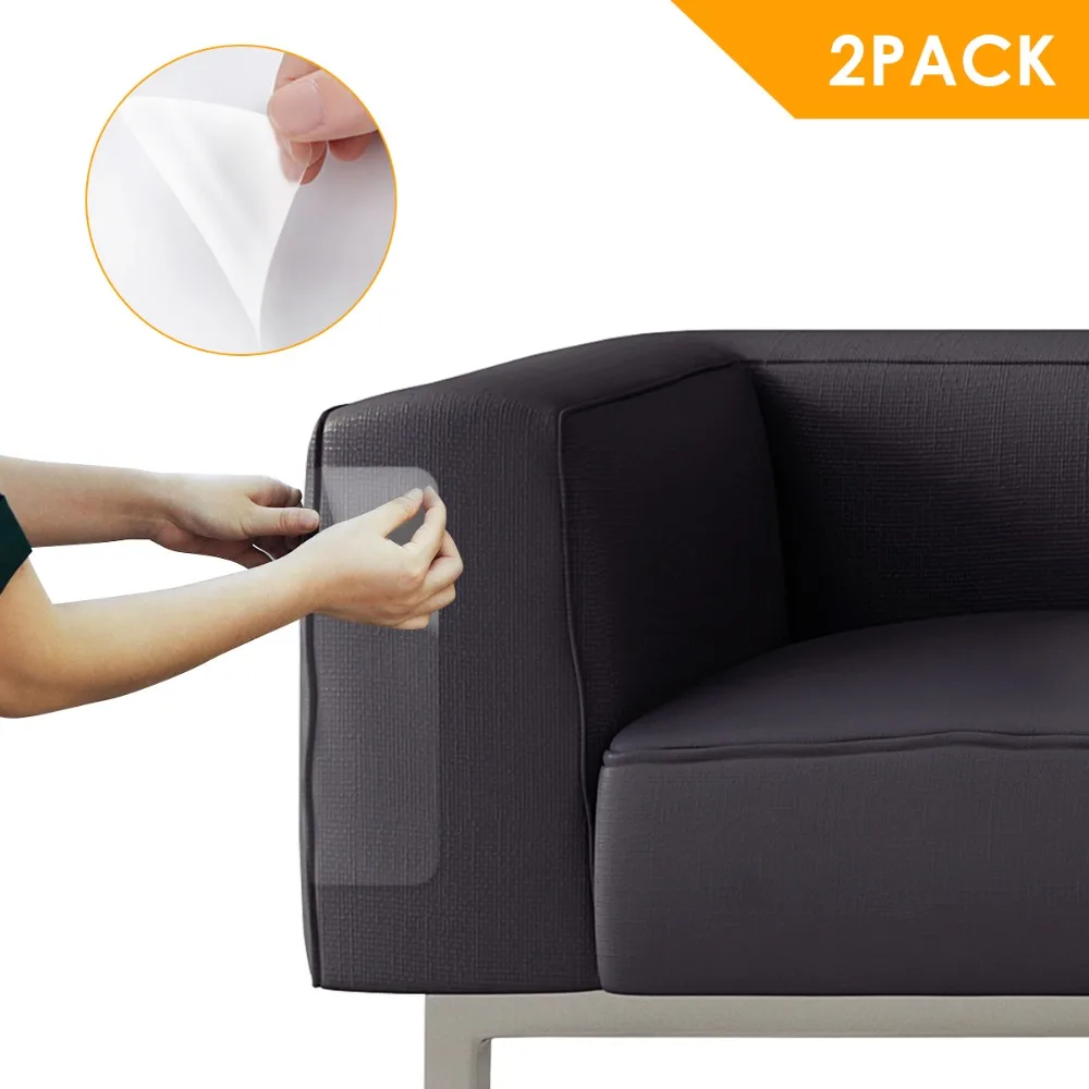 47x15 см 2 шт./лот самоклеящаяся диван царапин защита защитное покрытие от когтей для дивана, мебели Стикеры тормозные колодки для кожаная накладка на стул