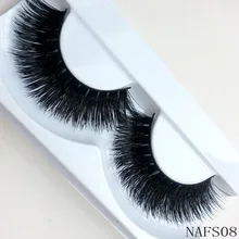 UPS новые 3D норковые ресницы 100 пара Женские Девушки Макияж глаз Толстые Накладные ресницы норковые ресницы