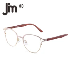 JM брендовые дизайнерские очки без рецепта весенние петли металлические RX-able очки женские прозрачные линзы