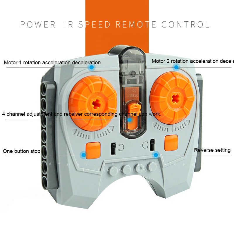 Конструктор MOC Legoe Technic ИК RX TX сервопривод с дистанционным управлением