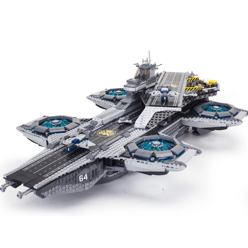 Продажа H HXY в наличии SY1189 2996 шт. Супер Герои Helicarr marvel щит Helicarrier 76042 07043 Модели Строительные наборы блоки кирпичи игрушки
