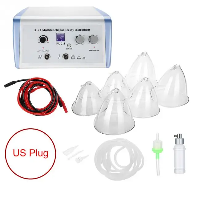 Electric Vacuum Therapy Machine Blackhead Removal Facial Sprayer Lymph
