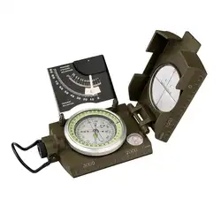 Svbony компас многофункциональный военный геологии открытый компас с инклинометра для походы Военные Зеленый F9138G