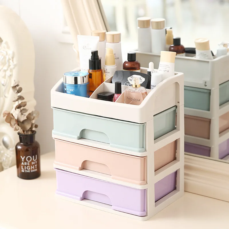 

Nordic multi-layer jewelry finishing box large plastic jewelry container cosmetics drawer lipstick storage box ZP12101831