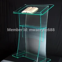 Высококачественные фрукты современный дизайн дешевая прозрачная акриловая трибуна подиум