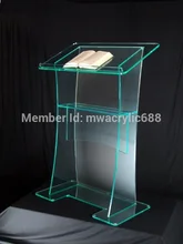 High Quality Fruit Setting Modern Design Cheap Clear Acrylic Lectern podium