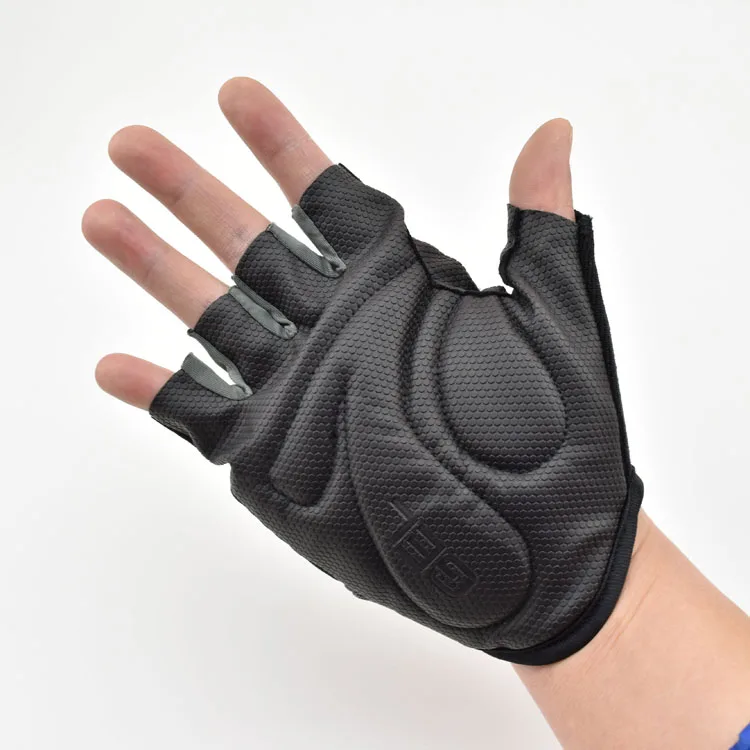 Breathable Non-slip Mens Half Finger Cycling Gloves, Summer Sports Wear Bike Gloves, mtb Gloves with Gel Pad (1)