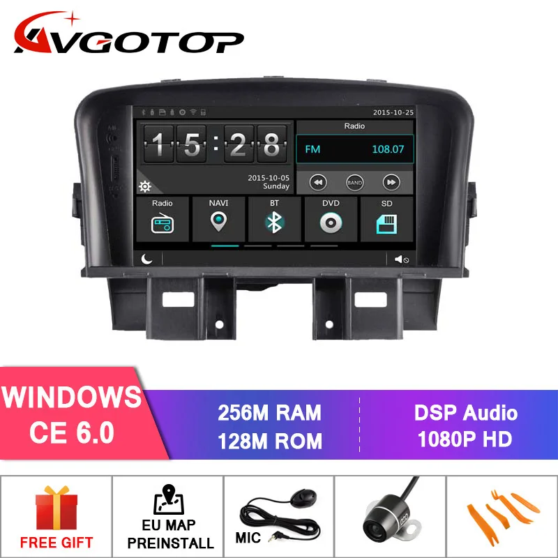 AVGOTOP Android 9 Wince автомобильный Радио dvd-плеер для CHEVROLET CRUZE 2008-2013 2G 16G автомобиля gps МУЛЬТИМЕДИА