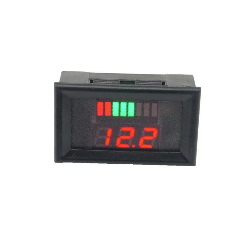 

12-60V 12V/24V Lead-Acid Battery Capacity LED Indicator Digital Voltmeter Tester Voltage Current Meters Electronic Module