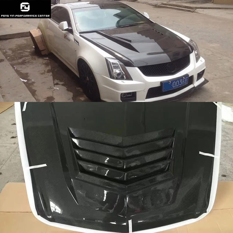 

CTS carbon fiber engine hood cover For Cadillac CTS Car body kit 04-15