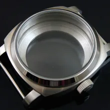 44 мм из нержавеющей стали корпус часов Fit для ETA 6497 6498 ST36 Механическая рука Ветер движения