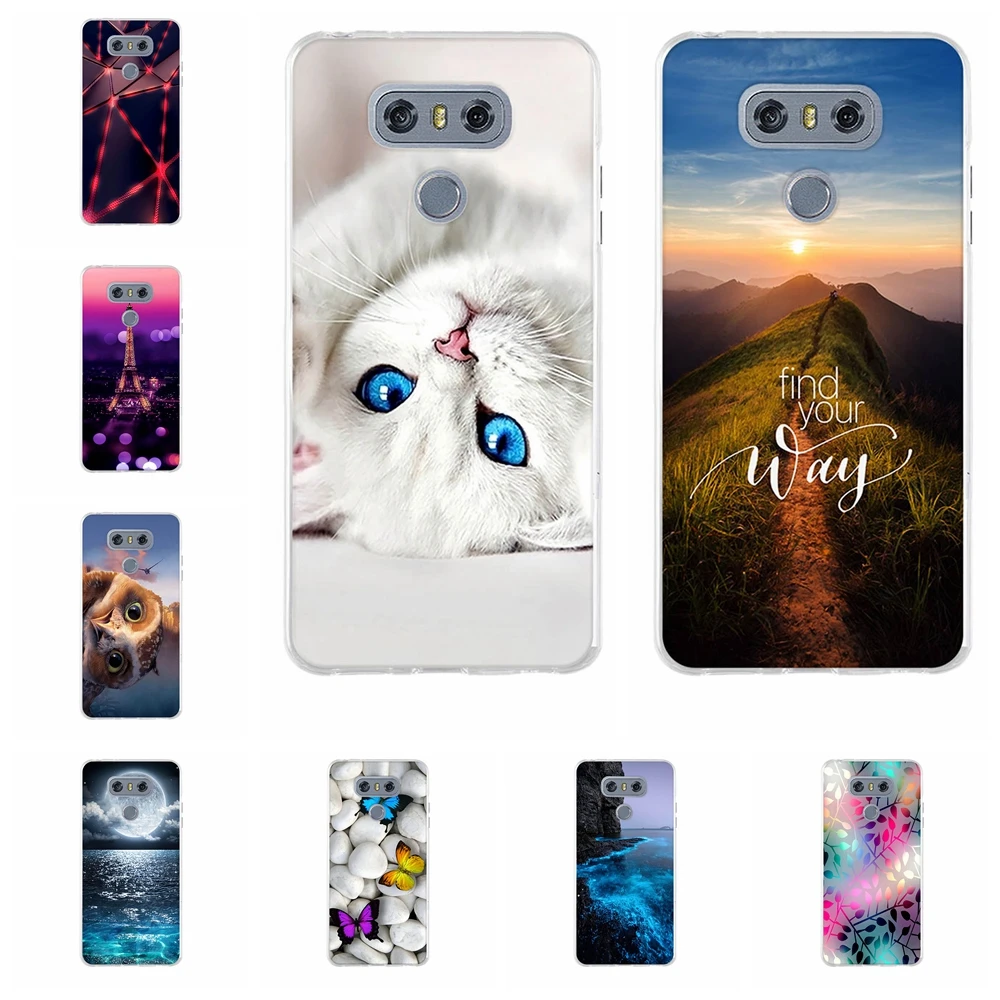 

For LG G4 G5 G6 Case Ultra Thin Soft TPU Silicone For LG G4 G5 G6 Cover Cute Animal Patterned For LG G4 Beat G4S Shell Coque