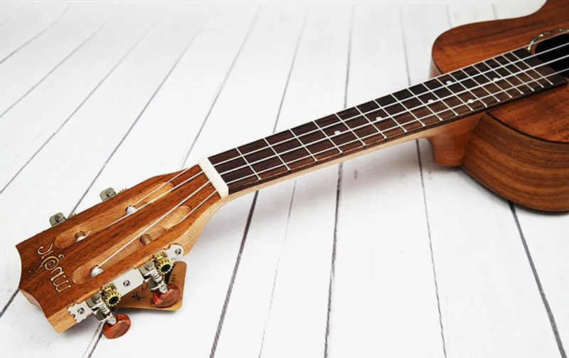 SevenAngel 2" тенор Гавайские гитары укулеле 4 струны Гавайская гитара Верхняя панель для твердой древесины акации KOA электрическая Гавайская гитара с звукоснимателем эквалайзером