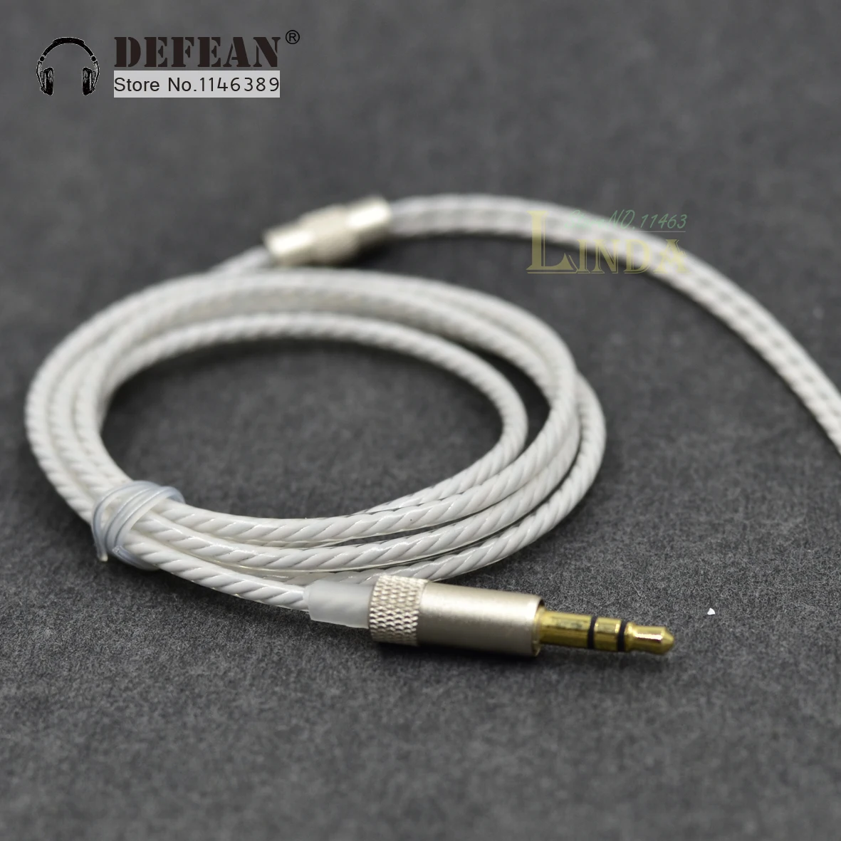 Белый сменный кабель для ремонта шнура для KOSS Porta Pro Portapro kossPP наушников - Цвет: No mic