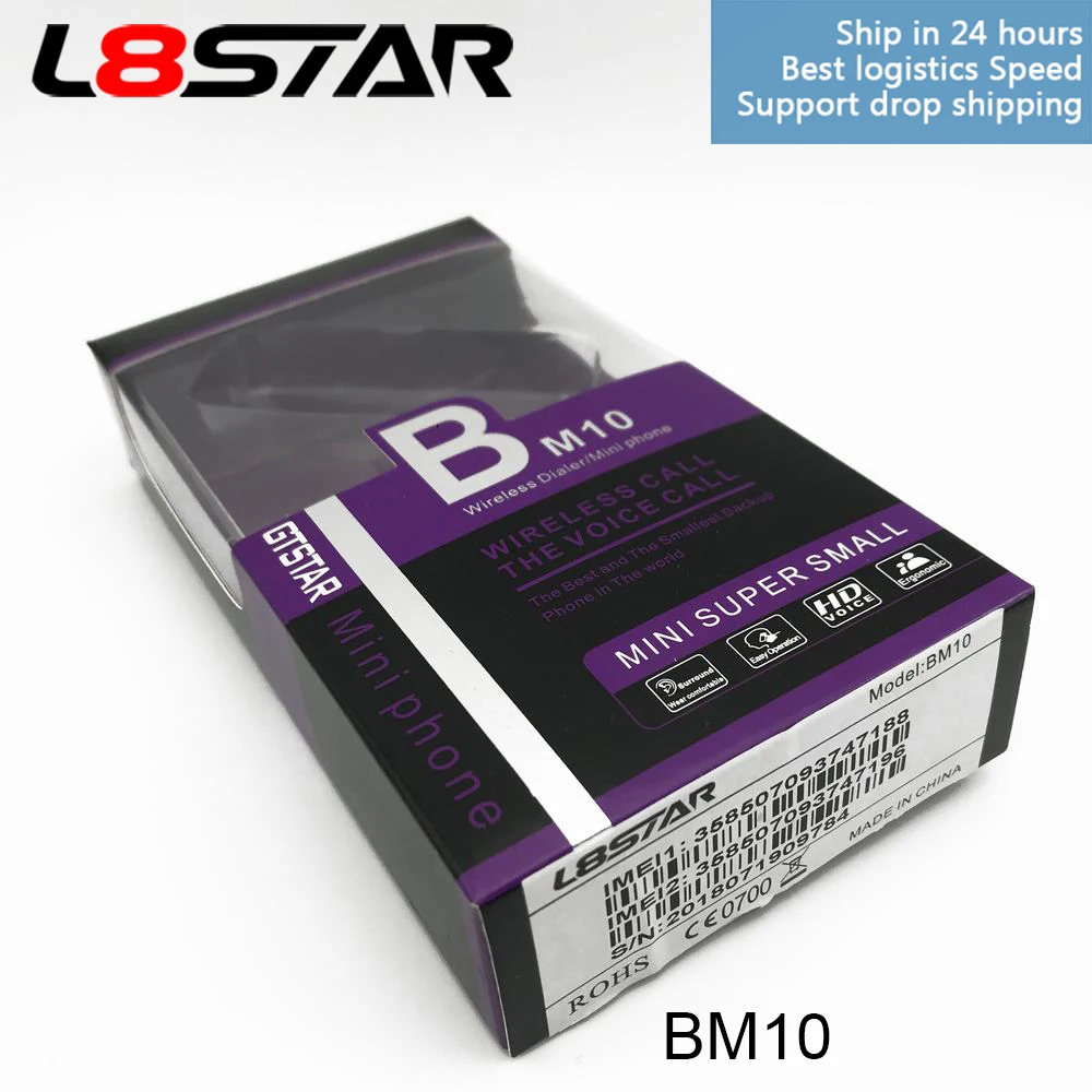 L8STAR BM10 Mini telephone Cellphone Super Small Mini mobile Phone Magic Voice Bluetooth Earphones Wireless Headphone