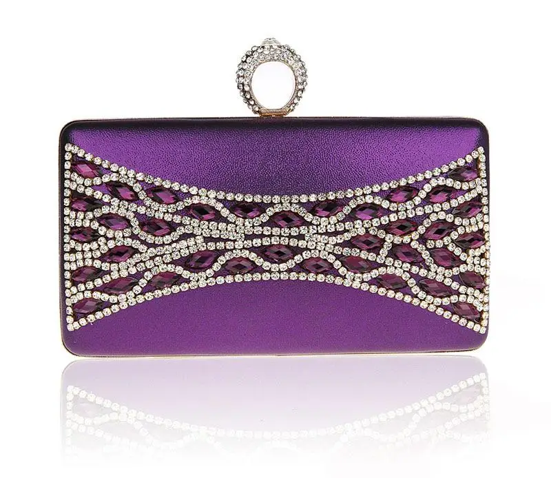 

Exquisite Rhinestone Evening Bags Noble Elegant Women Bridal Wedding Party Bag Exquisite Christmas Gift Upscale Cosmetic Bags