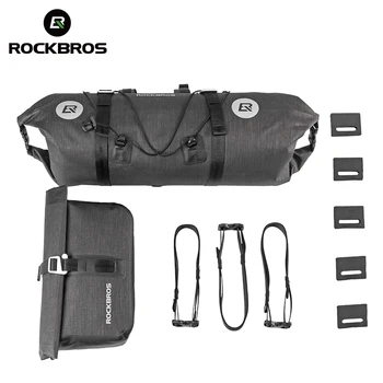 

ROCKBROS Waterproof Bicycle Bags Cycling Bike Handlebar Front Frame 2 in 1 Bag Set Large Capacity Pouch Pannier Bike Accessories
