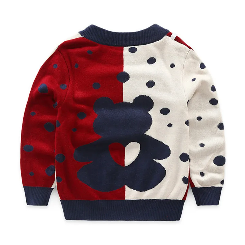 Брендовый свитер для мальчиков и девочек на весну и осень; детская одежда; roupas infantis menina; детская одежда; вязаные свитера для мальчиков и девочек с рисунком - Цвет: Style L
