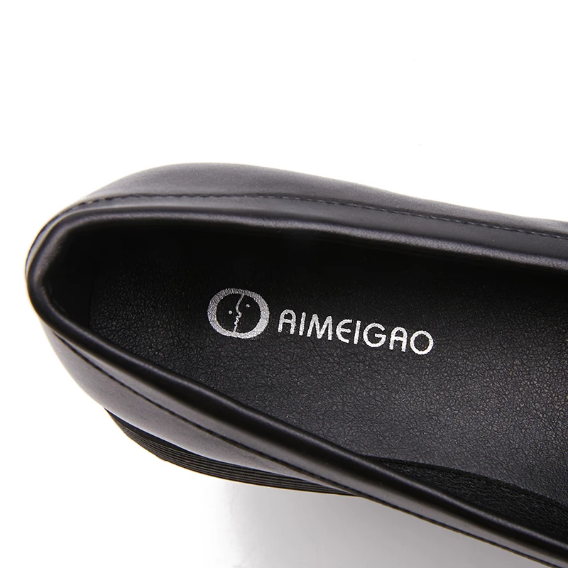 AIMEIGAO Spring Autumn Casual Women Platform Shoes Tassel Flat Heels Shoes Slip On Tassel Moccasin Shoes For Women 5 cm Shoes